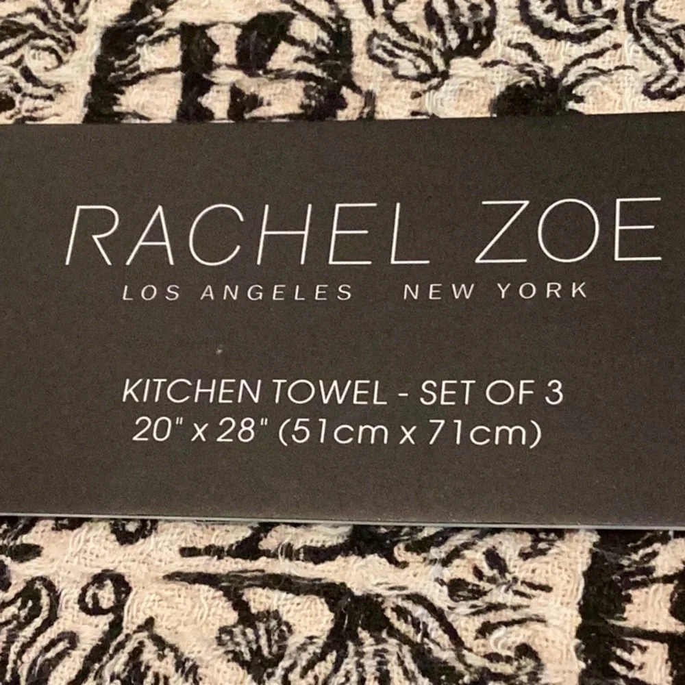 Rachel Zoe Halloween Kitchen Towels - Set Of 3